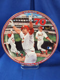 Sports Plates "Baseball - Mark McGwire: Home Run Hero, Record 70 Home Runs"
