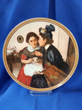 Norman Rockwell "Gossiping In The Alcove, Plate"
