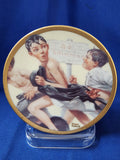 Norman Rockwell "No Swimming, Miniature Plate"