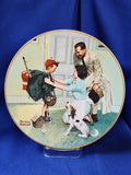 Norman Rockwell "Home From Camp, Plate"