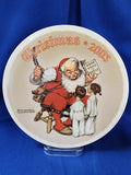 Norman Rockwell "Christmas (Rockwell Society) 2005 - Making A List, Plate"