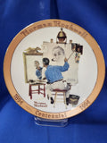 Norman Rockwell "Triple Self Portrait, Plate"