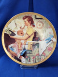 Norman Rockwell "The Babysitter, Plate"