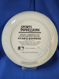 Sports Plates "Baseball - Ryan's Express"