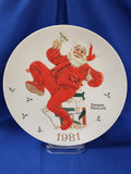 Norman Rockwell "Christmas (Norman Rockwell Museum) 1981 - Ringing In Good Cheer, Plate"