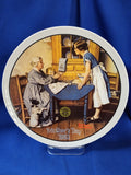 Norman Rockwell "Mother's Day 1983 - Add Two Cups And A Measure Of Love, Plate"