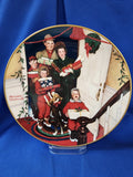 Norman Rockwell "Christmas (Gorham) 1986 - Merry Christmas Grandma, Plate"