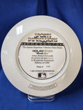 Sports Plates "Baseball - Nolan Ryan, Miracle Man"