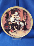 Norman Rockwell "Runaway Boy with Clown, Plate"