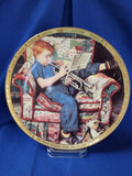 Norman Rockwell "The Trumpeter, Plate"