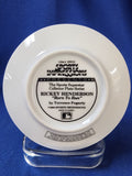 Sports Plates "Baseball - Ricky Henderson"