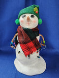 Byer's Choice Carolers "Snowman With Lights (2025)"
