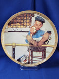 Norman Rockwell "Plate - The Lion and Zookeeper"