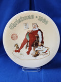 Norman Rockwell "Christmas (Rockwell Society) 1996 - And To All A Goodnight, Plate"