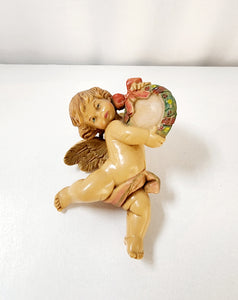 Fontanini "Cherub with Wreath Ornament"