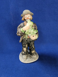 Emmett Kelly, Jr. Figurines "Eating Cabbage"