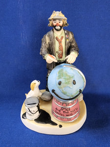Emmett Kelly, Jr. Figurines "Smile And The World Smiles With You"