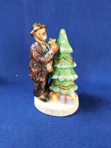 Emmett Kelly, Jr. Figurines "The Christmas Tree Dated 1996 Ornament"