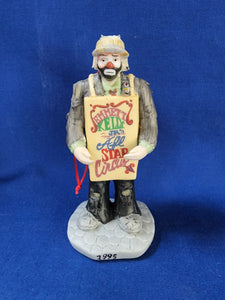 Emmett Kelly, Jr. Figurines "All Star Circus Dated 1995 Ornament"