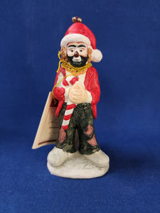 Emmett Kelly, Jr. Figurines "Emmett With Candy Cane Ornament"