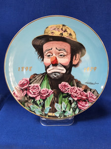 Emmett Kelly, Jr. Figurines "Commemorative Plate 8 inch"