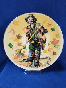 Emmett Kelly, Jr. Figurines "Autumn - Plate 8.5 inch"