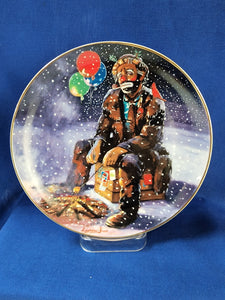 Emmett Kelly, Jr. Figurines "Christmas Dinner Plate 8 inch"