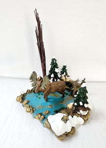 Department 56 General Accessories "Moose In The Marsh"