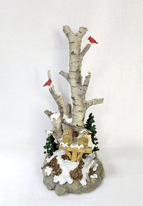 Department 56 General Accessories "Birch Tree Cluster - With Two Mailboxes"