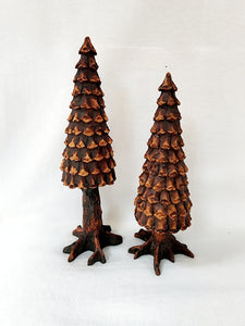 Department 56 General Accessories "Pine Cone Trees"