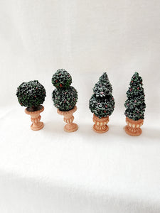 Department 56 General Accessories "Holly Topiaries"