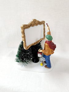 Department 56 General Accessories "Painting Our Own Village Sign"