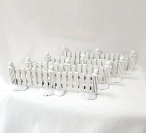 Department 56 General Accessories "White Picket Fence - set of 4"