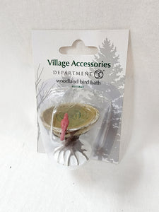 Department 56 General Accessories "Woodland Bird Bath"