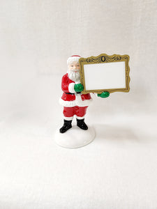 Department 56 General Accessories "Village Santa Sign"