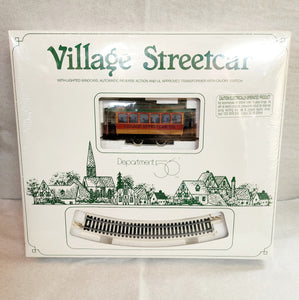 Department 56 General Accessories "Village Streetcar"