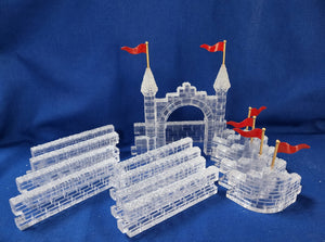 Department 56 General Accessories "Ice Crystal Gate and Walls"