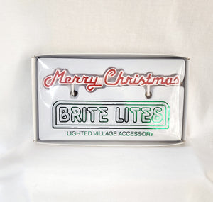 Department 56 General Accessories "Merry Christmas Sign Brite Lites"