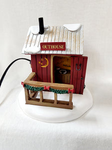 Department 56 General Accessories "Lit Village Outhouse"