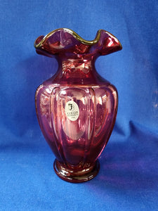 Fenton "Cranberry Vase"