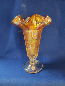 Fenton "Sunset Paneled Grape Vase"