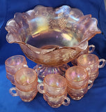 Fenton "Sunset Stretch Historic 14 pc Punch Set"