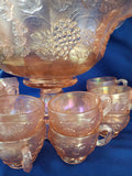 Fenton "Sunset Stretch Historic 14 pc Punch Set"