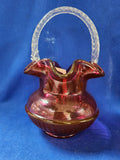 Fenton "Cranberry Basket"