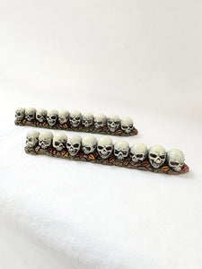 Halloween "Row Of Skulls, Straight"