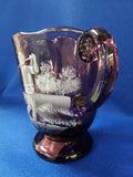 Fenton "Fore! Aubergine Summer Pitcher"