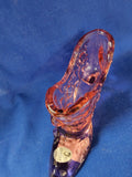 Fenton "Meadow Berry on Madras Pink Slipper"