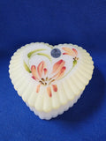 Fenton "Ribbed Heart Treasure Box"