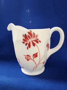 Fenton "Silhouette on Milk Panel Pitcher"