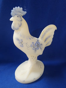 Fenton "Blue Toile Rooster"